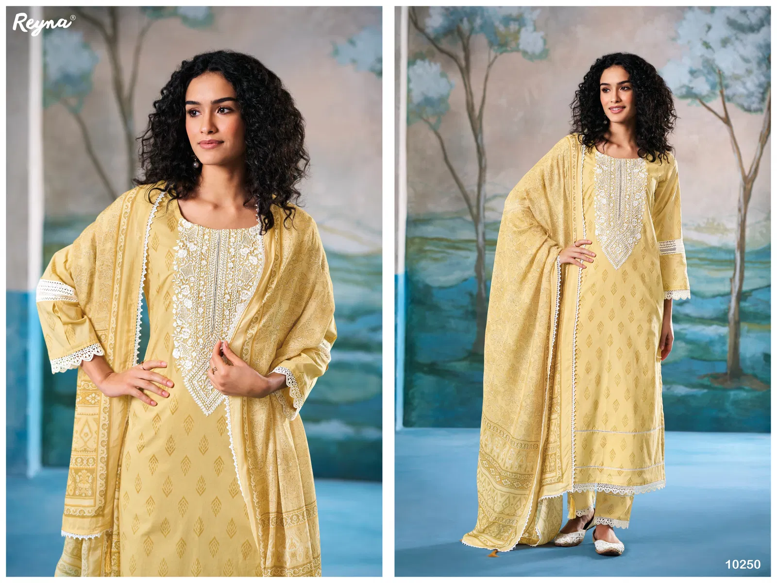 Rumi By Reyna Cotton Block Printed Dress Material Surat Wholesale Market